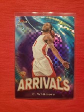 2024-25 Finest PURPLE CHECKERBOARD REFRACTOR #/125 Cam WHITMORE RC