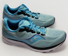 Saucony Ride 14 Women's Running Shoes Light Blue Size US 9