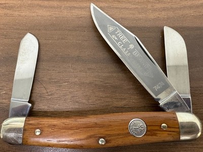 Rare Boker Tree Brand 7474 Classic Knife 3 Blades Solingen Germany