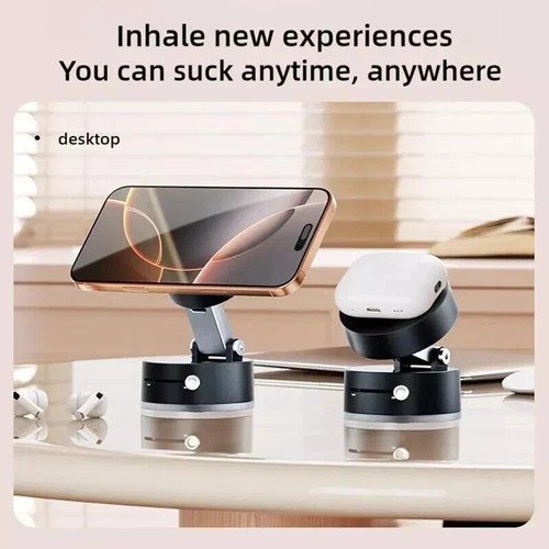 2 NEW Vacuum Magnetic Suction Cup Car Phone Holder Stand Car Mount 360° Rotation - Picture 11 of 17