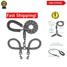 Comfortable Dual Dog Leash with No Tangle Design, Perfect for Active Dogs
