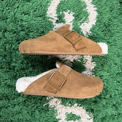 Size 8 - Balenciaga Sunday Mule Brown Beige White Calfskin - Brand New DS (41)