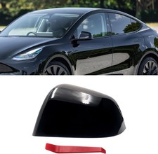 Left Driver Side Replacement Mirror Cover Compatible with Tesla Model Y 2020 202