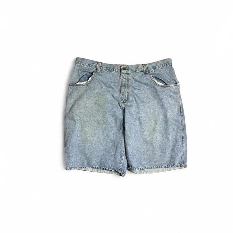 Pantalones Cortos De Colección Años 90 Y2K Interestatal Calce Suelto Patinador Jean Denim Talla 44 EE. UU. Foto 2 de 4