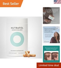 Clinically Proven Women's Hair Growth Supplements for Ages 45 - 120 Capsules