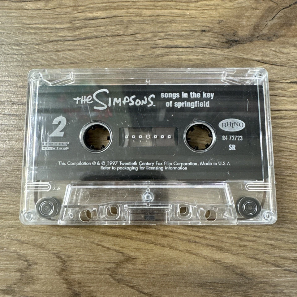 The Simpsons: Songs in the Key of Springfield (Cassette Tape, 1997) Music Score - Image 4 of 4