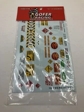 Gofer Racing 1:24-1:25 Big Rig Logo Decal Sheet