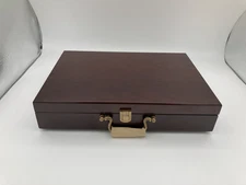 Bombay Portable Golf Putting Set (Complete) w/Wooden Case New Like 13X9X2.5''