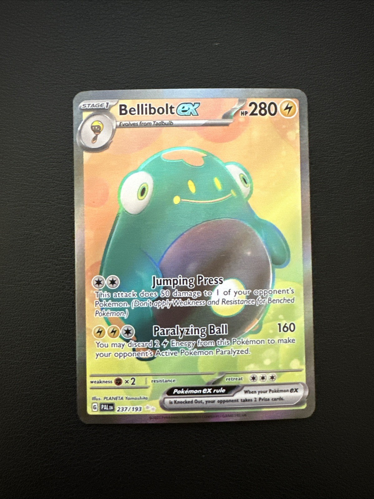 Bellibolt ex 237/193 Sv02: Paldea Evolved Holo