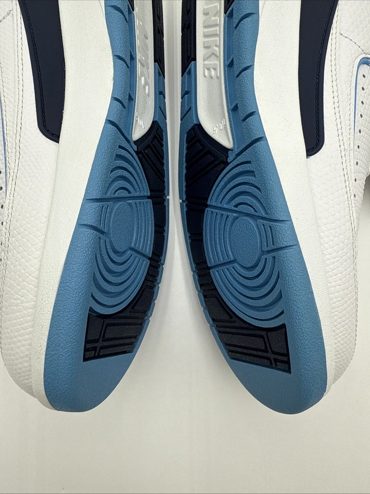 Air Jordan 2 Retro Bajo Medianoche Azul Marino 2016 Talla 10.5 Totalmente Nuevo 832819-107 Foto 4 de 4