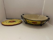 Temptations  Fresh Crop Oval Basket Weave Dis...