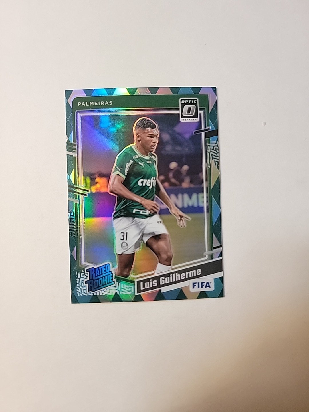 2023-24 Donruss Optic Soccer Luis Guilherme Rookie #196 Argyle Prizm SD3992