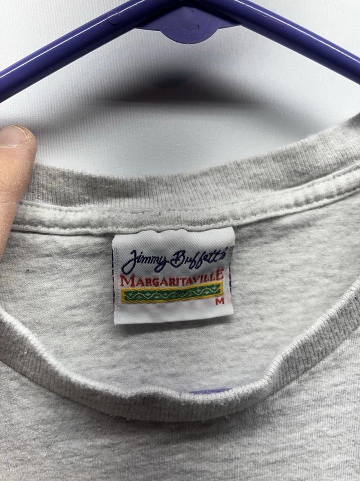 CAMISETA VINTAGE JIMMY BUFFETT MARGARITAVILLE ORLANDO MEDIANA 1997 CABEZAS DE LORO Foto 2 de 4