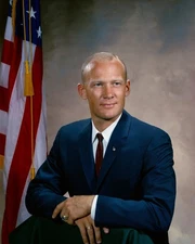 NASA Astronaut Edwin E. Aldrin Jr. Portrait - 8x10 Photo On 8.5x11 #1562