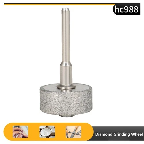 1pc 20mm Mini Diamond Abrasive Grinding Wheel 1/8" Shank for Dremel Rotary Tool