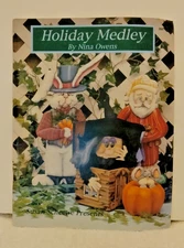 Vtg Susan Scheewe Pub, Inc Paint Craft Book - 'Holiday Medley' - #265 - 1993