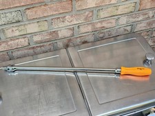Snap-on Tools Shbbd24 12 Drive 24 Hard Grip Handle Breaker Bar Orange Handle
