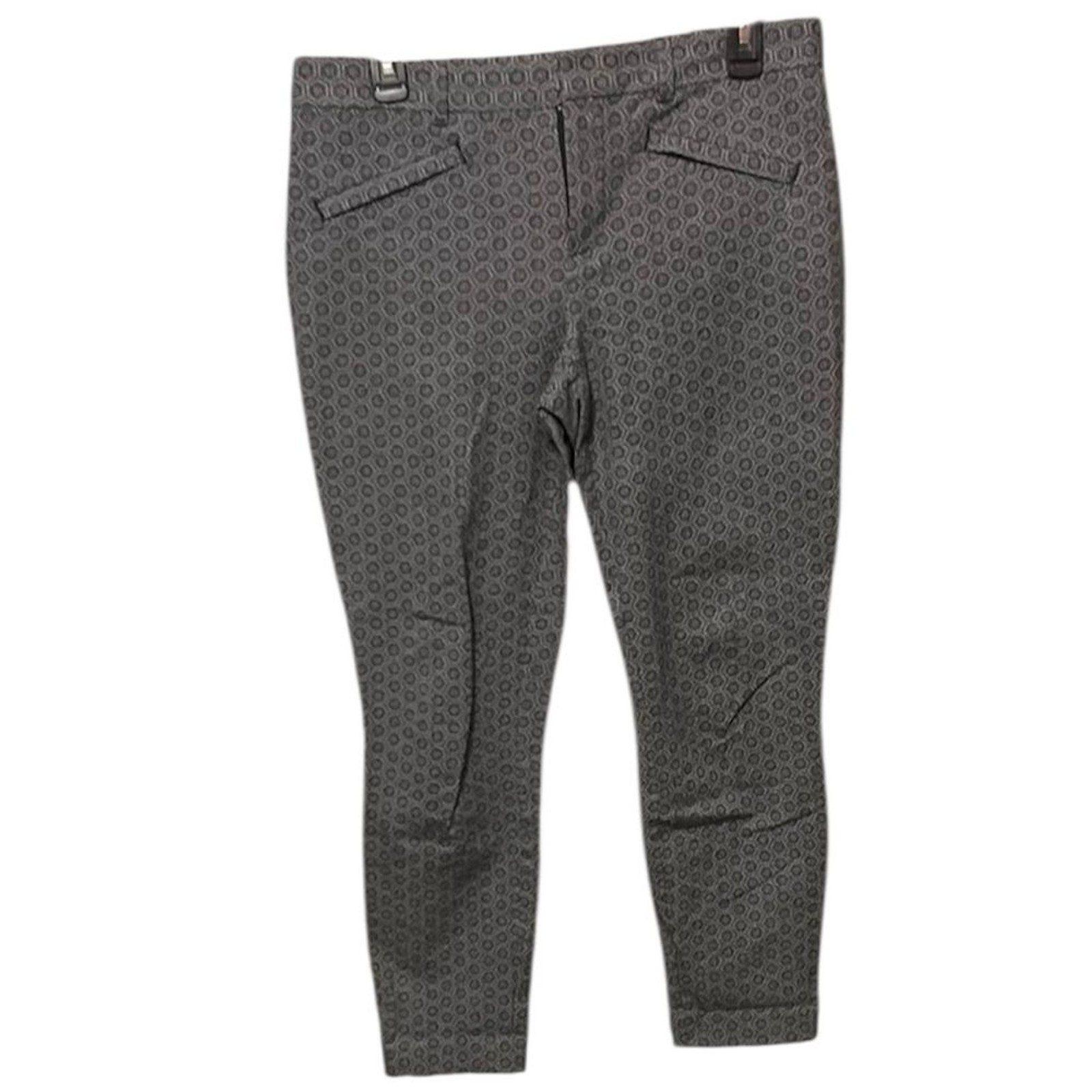 Gap Gray Patterned Pants - image 1
