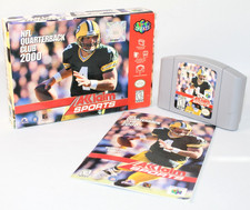 NFL Quarterback Club 2000 N64 Nintendo 64 Complete CIB! Very Good Condition!