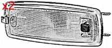 HELLA 2X Innenraumleuchte 12V Für BMW E21 E30 E36 75-94 1367353