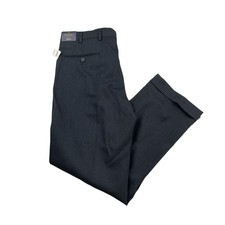 NEW Brooks Brothers Men s 1818 Madison 100 Wool Dress Pants Gray 35x30
