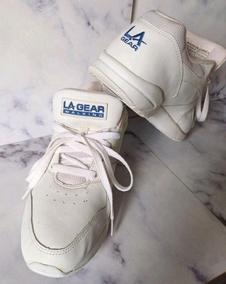 LA GEAR WALKING Sneaker Vintage Schuhe Weiß 1993 White Turnschuhe 9 1/2 / 43,5