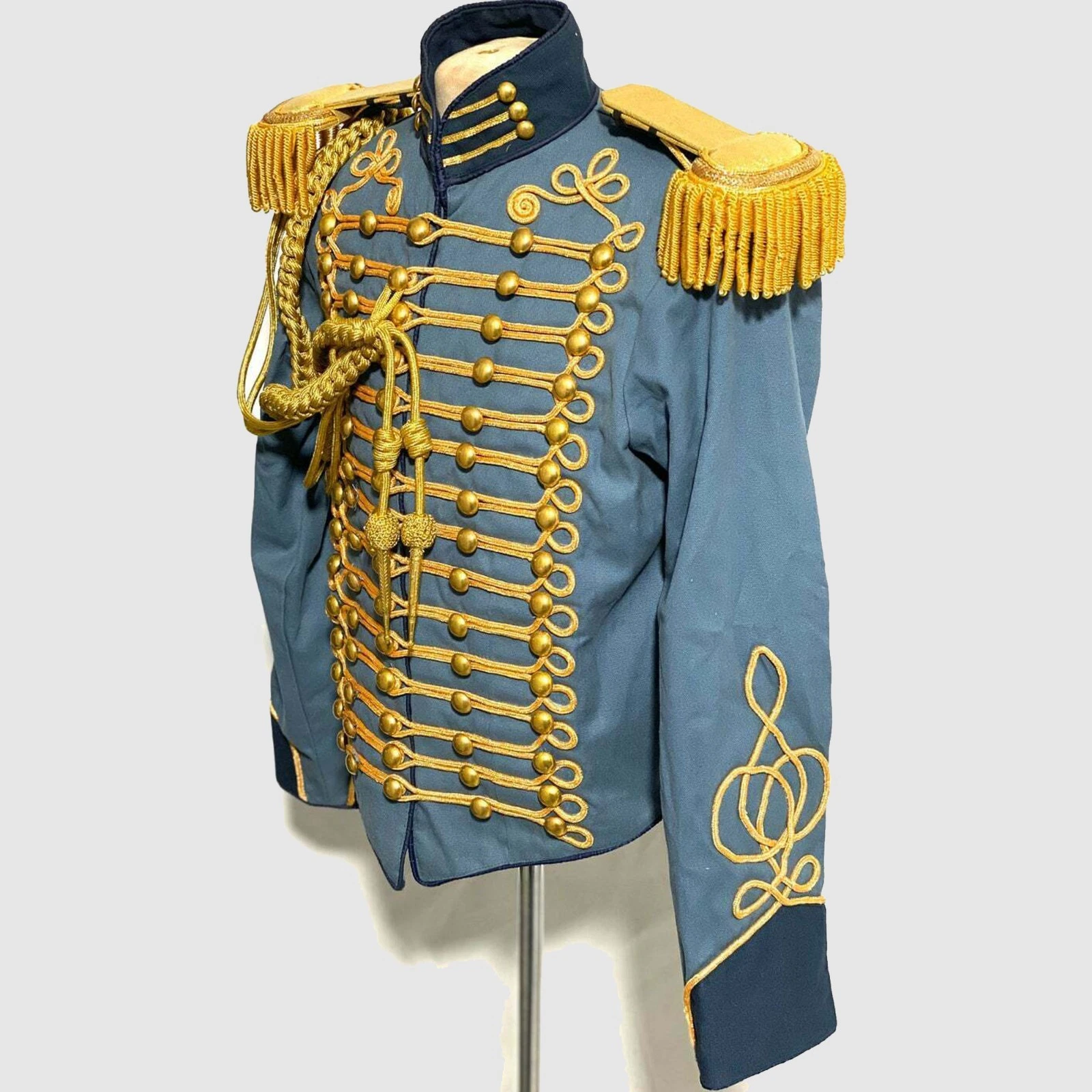 Men's General Ceremonial Gold Braiding Hussar Jacket, Only Jacket For Sale image 3