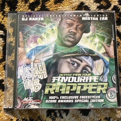 Mistah F.A.B. DJ Rah2k Better Than Your Favorite Rapper Mixtape Mobb CD Bay Area