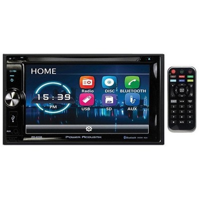Power Acoustik PD-625XB 2 DIN Car DVD CD Player Bluetooth SiriusXM