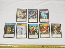 Neopets TCG Lot 8 Cards - Hannah  The Ice Caves - Aisha Shopkeeper  Moehog C