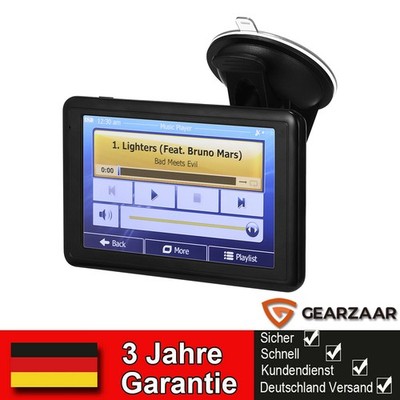GPS Navi Navigationsgerät Navigation Karten Update Auto LKW PKW 5 Zoll 8G+128MB