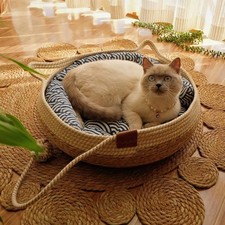    Vine Woven Cat Bed