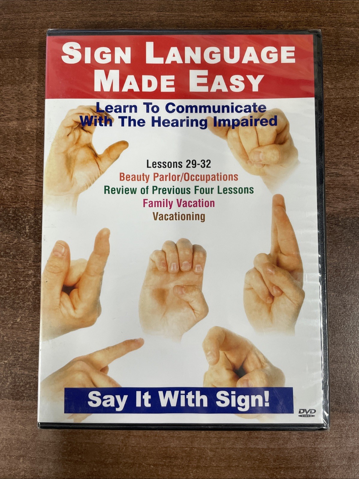 Sign Language Made Easy - Lessons 29-32 DVD; Brand New Sealed - Region 0
