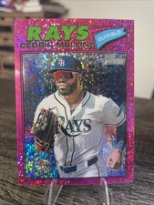 Cedric Mullens 2026 Topps Heritage #284 Blaster Exclusive PINK SPARKLE Parallel