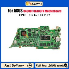 UX433FN Laptop Motherboard For ASUS UX433F U4300F Mainboard W/ I3 I5 I7 CPU