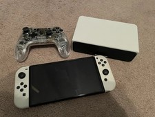 Nintendo Switch White OLED 64GB Console Complete Set