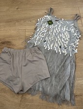 Lolanta 10 Years Girls Sequin Fringe Dance Costume Salsa Latin Dancing Clothes