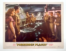 ORIGINAL 11x14 Lobby #4 FORBIDDEN PLANET Robby, Neilsen, Francis, etc. 1956, NF!