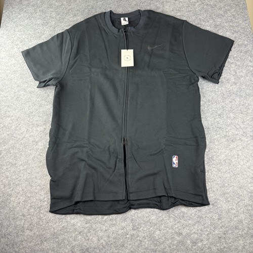 NIKE X FEAR OF GOD JACKET OVERSIZED ZIP UP MENS SZ MEDIUM BLACK AR0629-010 NWT