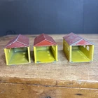 3 X Matchbox Lesney Accessory Pack No.3 Garages NO DOORS Vintage