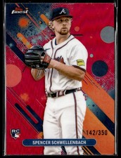 2025 Finest #43 Spencer Schwellenbach Magenta Refractor RC #/350