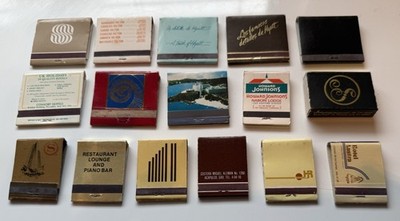 Sixteen (16) Matchbooks from Mexico and other Caribbean Islands * Vintage *
