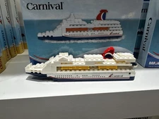 Carnival Collectible Cruise Ship Building Blocks Construction Toy