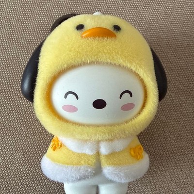 Pochacco Plush Keyring - Face Change - Sanrio