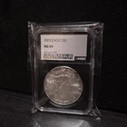 2003 $1 1-oz American Silver Eagle NGC MS69