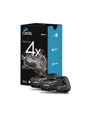 IT Cardo Freecom 4X Duo Kit Doppel Motorrad Gegensprechanlage
