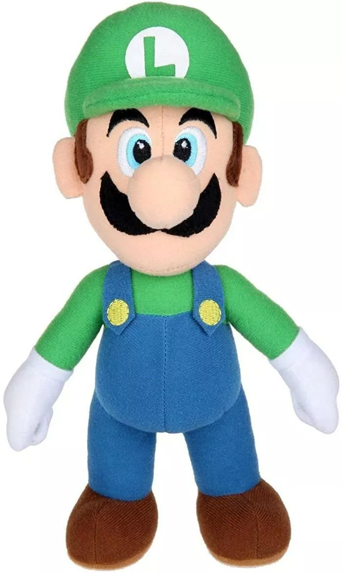 OFFICIAL NEW SUPER MARIO BROS 12" LUIGI PLUSH SOFT TOY NINTENDO ...