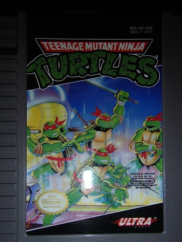 Juego Tortugas Ninja Teenage Mutant NES con funda antipolvo y manual - Imagen 2 de 4