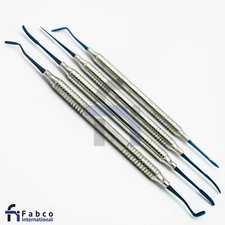 Dental Composite Filling Instrument 4Pcs Light Weigh Titanium Restorative Kit