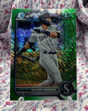 Victor Labrada - #14/99 - GREEN SHIMMER - 2022 Bowman Chrome - 1ST - BCP-150